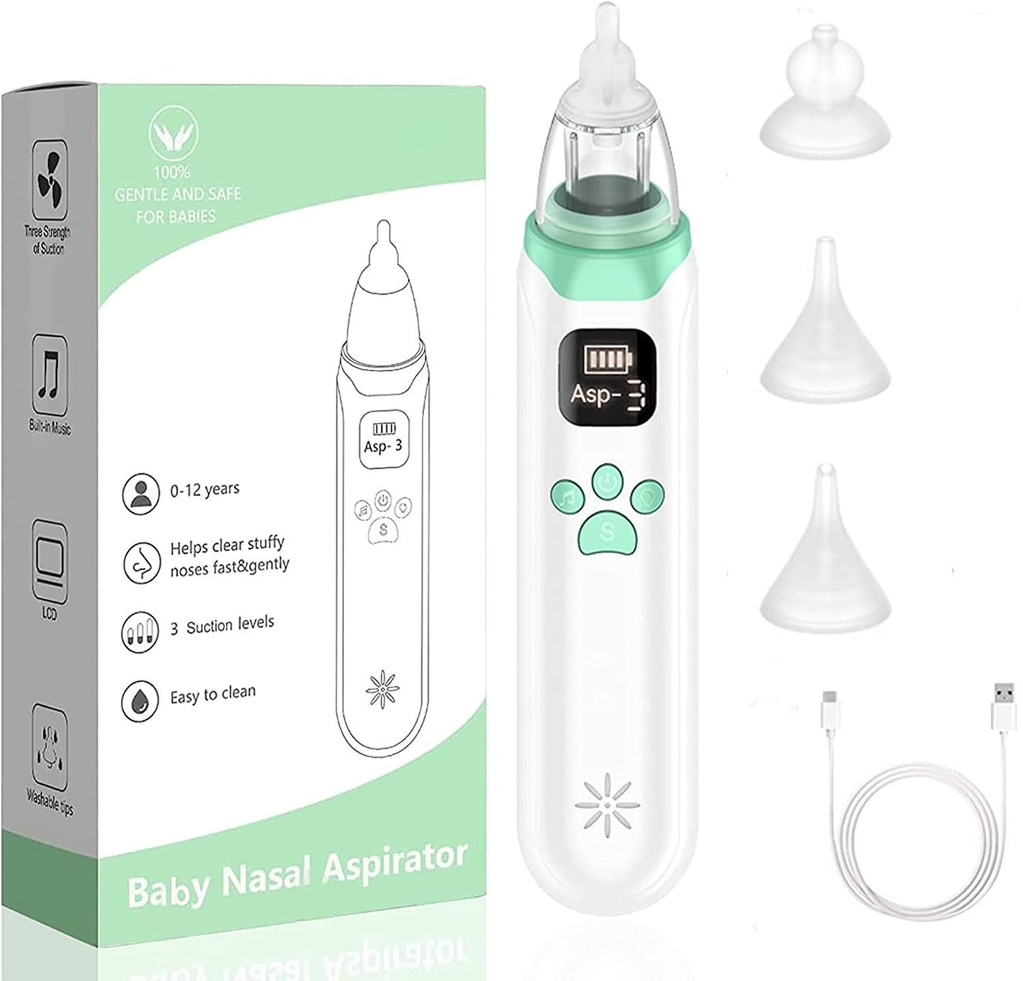 Electric Baby Nasal Aspirator T-will store