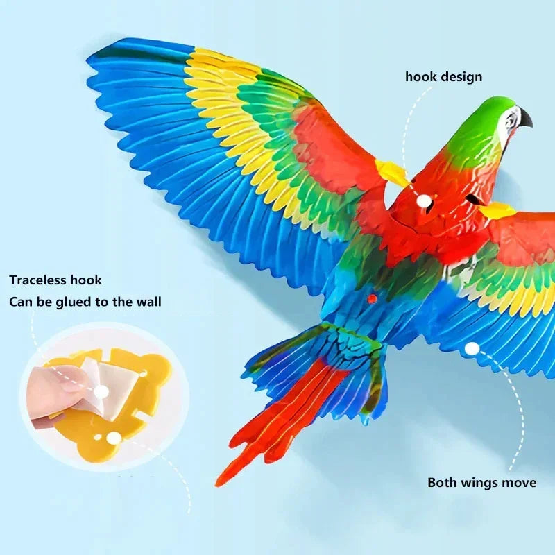 Simulation Bird Interactive Cat Toys Electric Hanging Eagle Flying Bird Cat