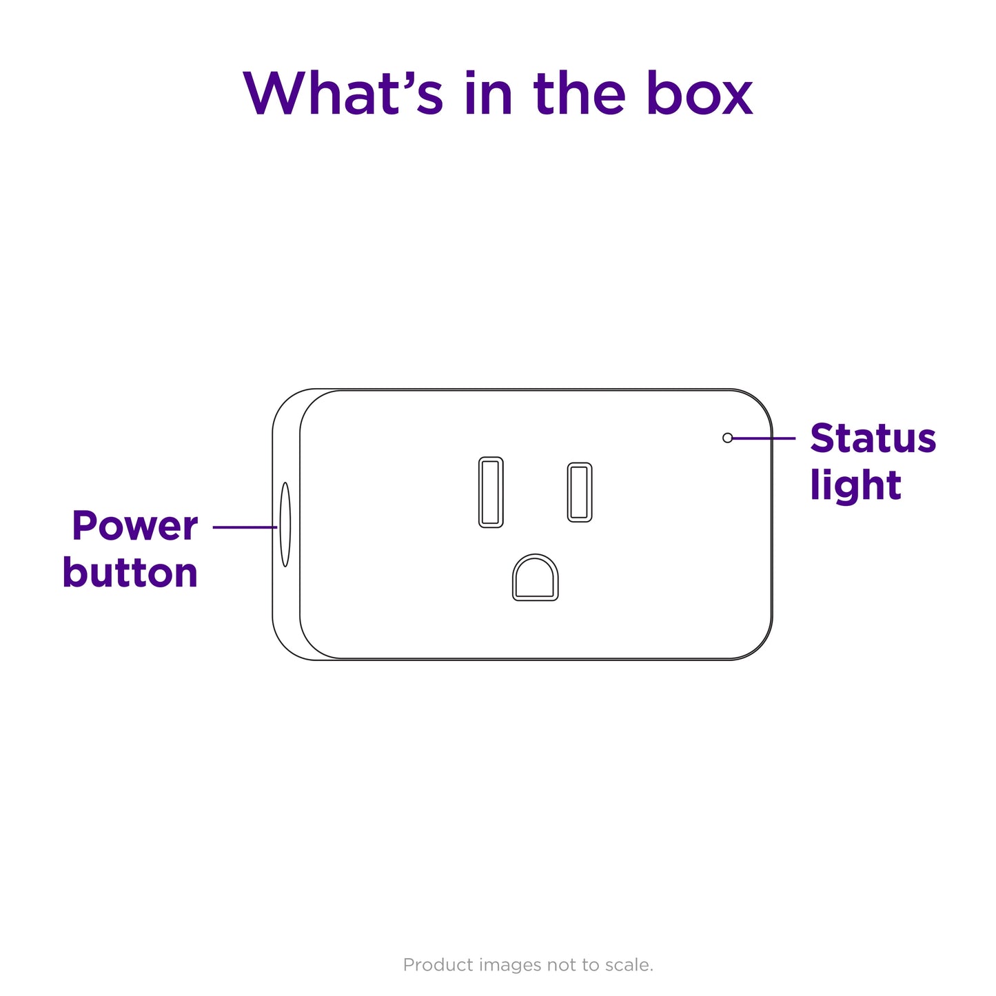 Roku Smart Home Indoor Smart Plug SE (2-Pack) Remote Power, and Voice Control